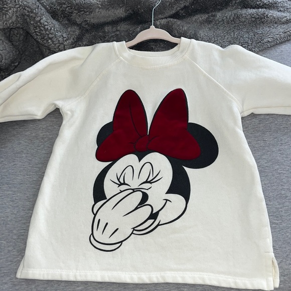 Zara Dresses Zara Minnie Mouse Flocked Dress Poshmark